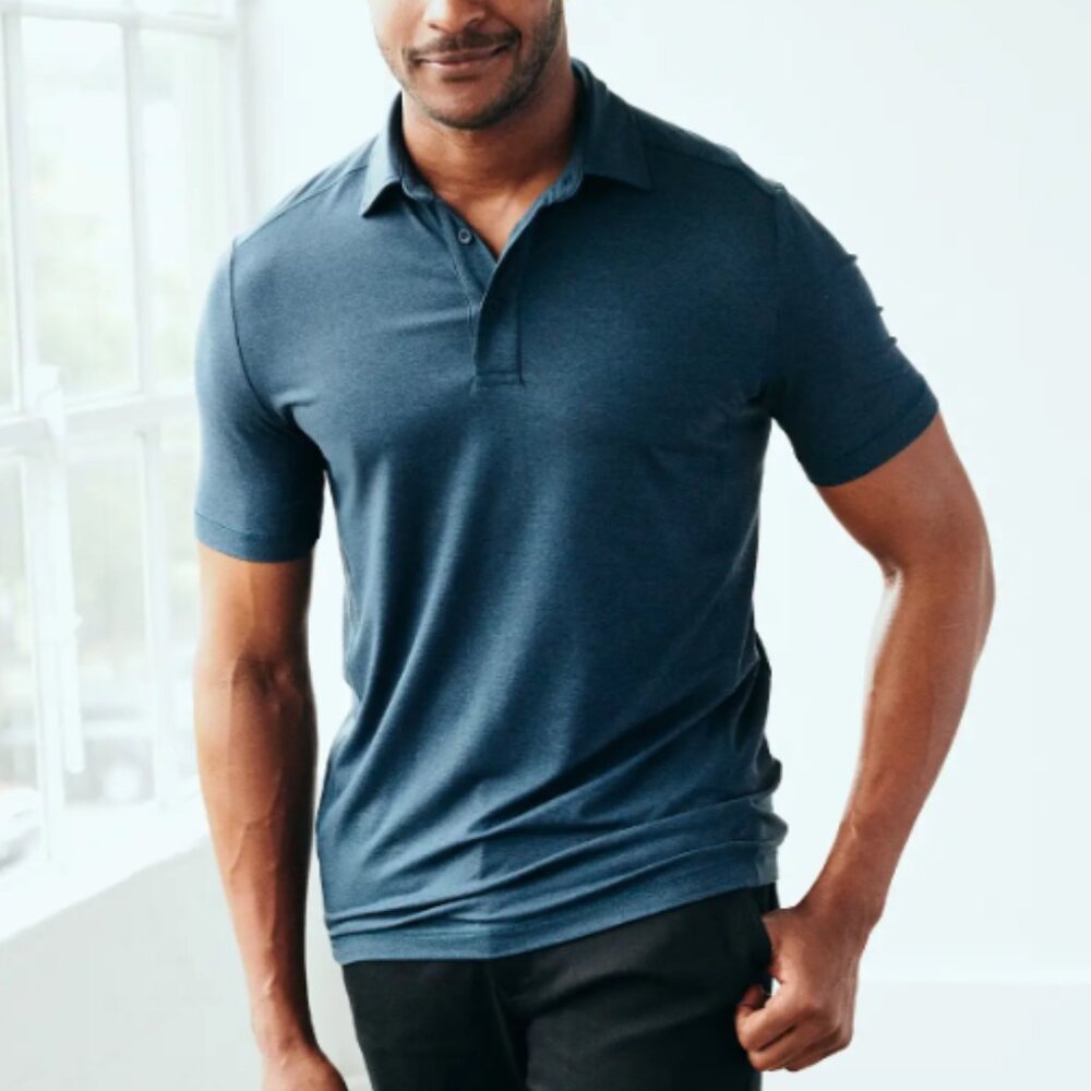 Quince Flowknit Breeze Performance Polo